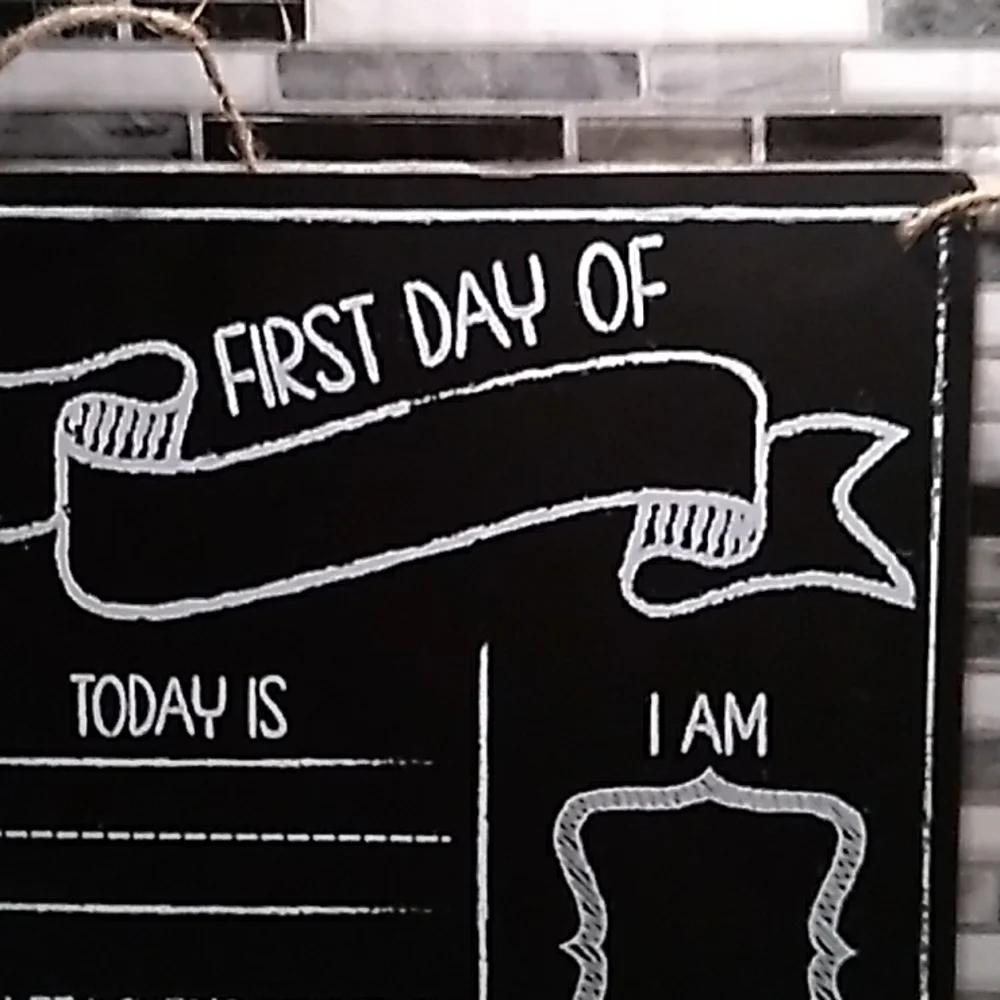 New 10 x 14 chalkboard photography sign